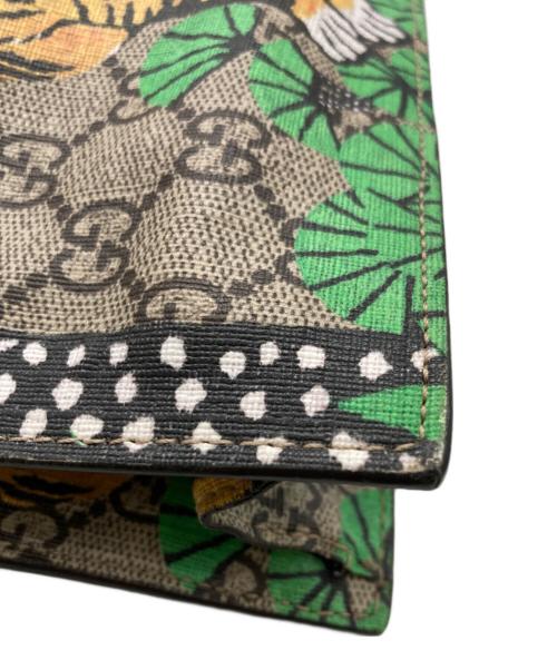 GUCCI（グッチ）GUCCI (グッチ) 2WAY GGスプリーム ベンガルプリント トートバッグ ベージュの古着・服飾アイテム