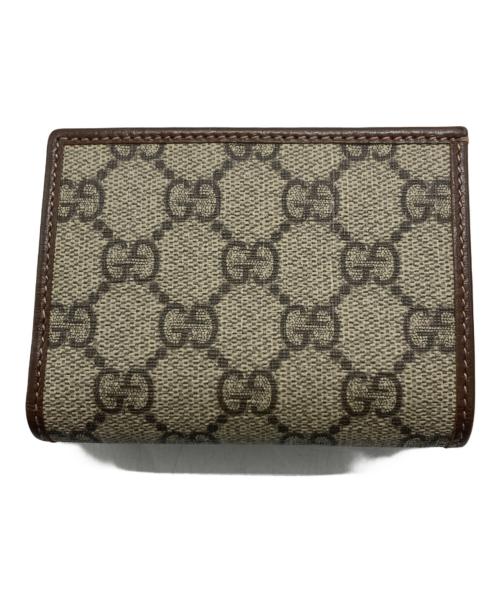 GUCCI（グッチ）GUCCI (グッチ) ホースビット1955 カードケースウォレット ベージュの古着・服飾アイテム