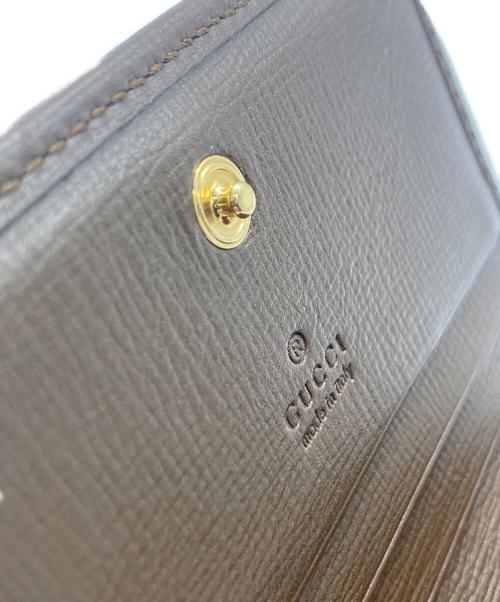 GUCCI（グッチ）GUCCI (グッチ) ホースビット1955 カードケースウォレット ベージュの古着・服飾アイテム