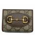 GUCCI（グッチ）の古着「ホースビット1955 カードケースウォレット」｜ベージュ