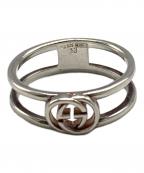 GUCCIグッチ）の古着「インターロッキングスリムG リング」｜シルバー