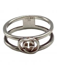 GUCCI（グッチ）の古着「インターロッキングスリムG リング」｜シルバー