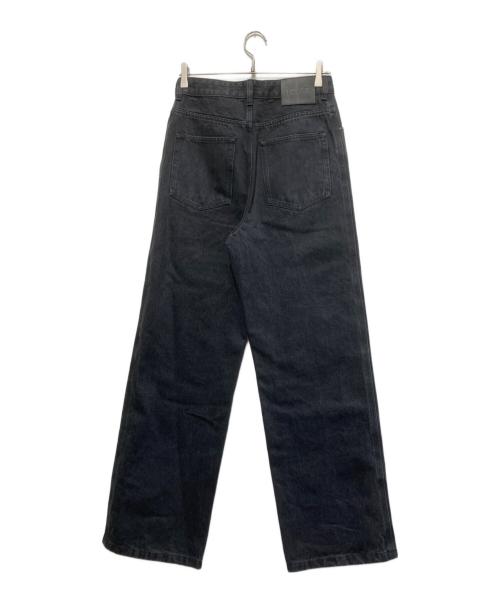 LOEWE（ロエベ）LOEWE (ロエベ) ANAGRAM BAGGY JEANS/アナグラム バギー ジーンズ  ブラック サイズ:44の古着・服飾アイテム