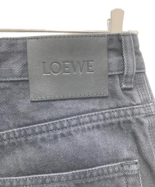 LOEWE（ロエベ）LOEWE (ロエベ) ANAGRAM BAGGY JEANS/アナグラム バギー ジーンズ  ブラック サイズ:44の古着・服飾アイテム