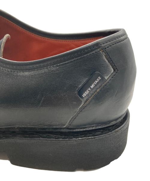 PARABOOT（パラブーツ）PARABOOT (パラブーツ) ISSEY MIYAKE (イッセイミヤケ) レザーシューズ ブラック サイズ:9 1/2(27.5-28cm)の古着・服飾アイテム