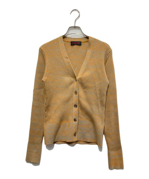 CABAN（キャバン）CABaN (キャバン) ニットカーディガン オレンジ サイズ:Freeの古着・服飾アイテム