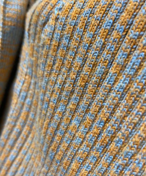 CABAN（キャバン）CABaN (キャバン) ニットカーディガン オレンジ サイズ:Freeの古着・服飾アイテム