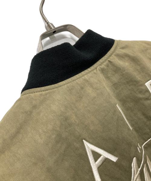 NIKE（ナイキ）NIKE (ナイキ) stussy (ステューシー) REVERSIBLE VARSITY JACKET カーキ サイズ:Sの古着・服飾アイテム