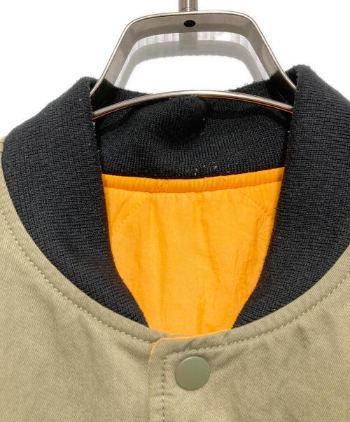 NIKE（ナイキ）NIKE (ナイキ) stussy (ステューシー) REVERSIBLE VARSITY JACKET カーキ サイズ:Sの古着・服飾アイテム