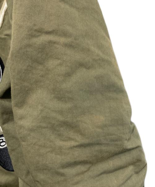 NIKE（ナイキ）NIKE (ナイキ) stussy (ステューシー) REVERSIBLE VARSITY JACKET カーキ サイズ:Sの古着・服飾アイテム