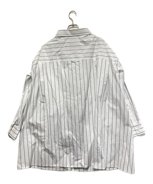 Maison MIHARA YASUHIRO（メゾン ミハラ ヤスヒロ）Maison MIHARA YASUHIRO (メゾン ミハラ ヤスヒロ) SHIRTS COMBNED SKIRT ホワイト サイズ:38 未使用品の古着・服飾アイテム