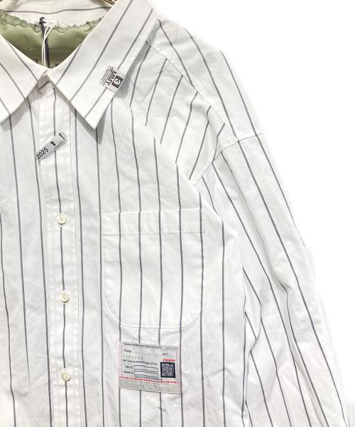 Maison MIHARA YASUHIRO（メゾン ミハラ ヤスヒロ）Maison MIHARA YASUHIRO (メゾン ミハラ ヤスヒロ) SHIRTS COMBNED SKIRT ホワイト サイズ:38 未使用品の古着・服飾アイテム