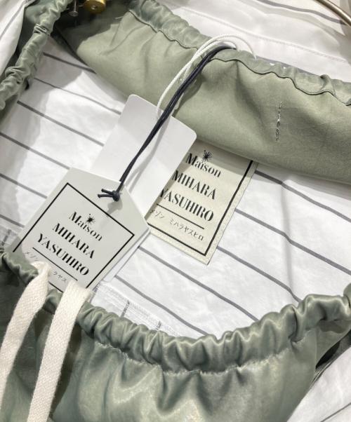 Maison MIHARA YASUHIRO（メゾン ミハラ ヤスヒロ）Maison MIHARA YASUHIRO (メゾン ミハラ ヤスヒロ) SHIRTS COMBNED SKIRT ホワイト サイズ:38 未使用品の古着・服飾アイテム