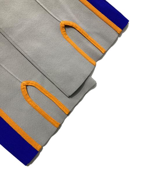 UN3D.（アンスリード）UN3D. (アンスリード) MULTICOLOR WAVE LINE KNIT PT ブルー×グレー サイズ:38の古着・服飾アイテム