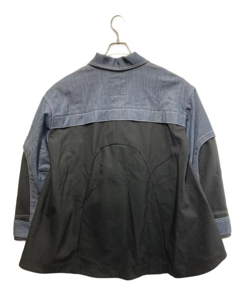 UN3D.（アンスリード）UN3D. (アンスリード) DENIM DETAIL DOCKING TENT CT ネイビー サイズ:38 未使用品の古着・服飾アイテム