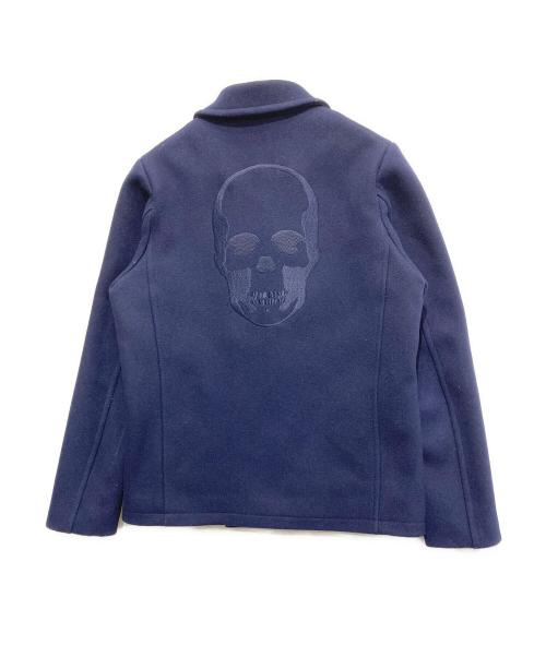 lucien pellat-finet（ルシアン・ペラフィネ）lucien pellat-finet (ルシアン・ペラフィネ) Pコート ネイビー サイズ:Mの古着・服飾アイテム