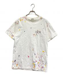 Christian Dior（クリスチャン ディオール）の古着「ペイント加工Tシャツ」｜ホワイト