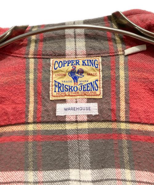 WAREHOUSE（ウエアハウス）WAREHOUSE (ウエアハウス) ネルシャツ レッド サイズ:Freeの古着・服飾アイテム