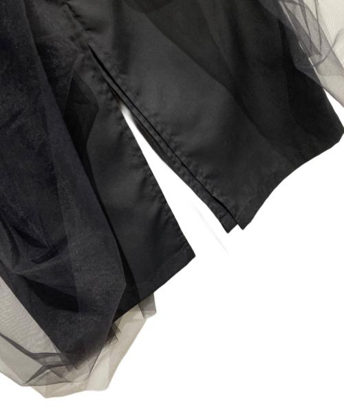 Whim Gazette（ウィムガゼット）Whim Gazette (ウィムガゼット) チュールキリカエスカート/チュールスカート ブラック サイズ:36 未使用品の古着・服飾アイテム