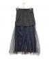 Whim Gazette (ウィムガゼット) チュールキリカエスカート/チュールスカート ブラック サイズ:36 未使用品：9000円