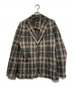 CIRCOLO 1901チルコロ1901）の古着「チェックテーラードジャケット」｜ベージュ
