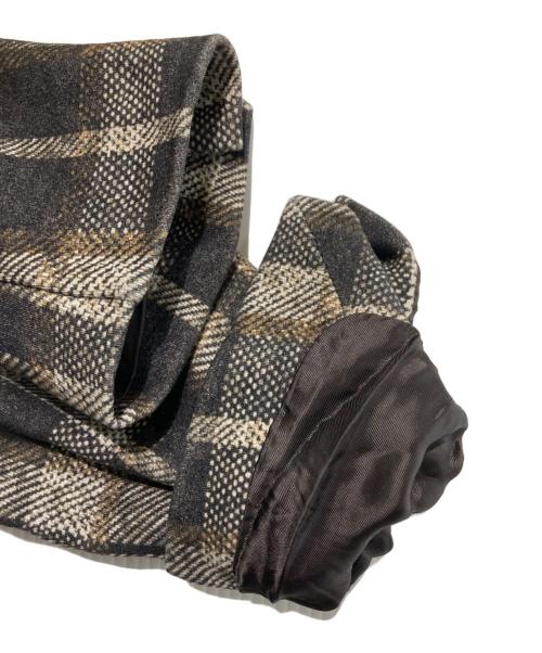 CIRCOLO 1901（チルコロ1901）Circolo 1901 (チルコロ1901) チェックテーラードジャケット ベージュ サイズ:46の古着・服飾アイテム