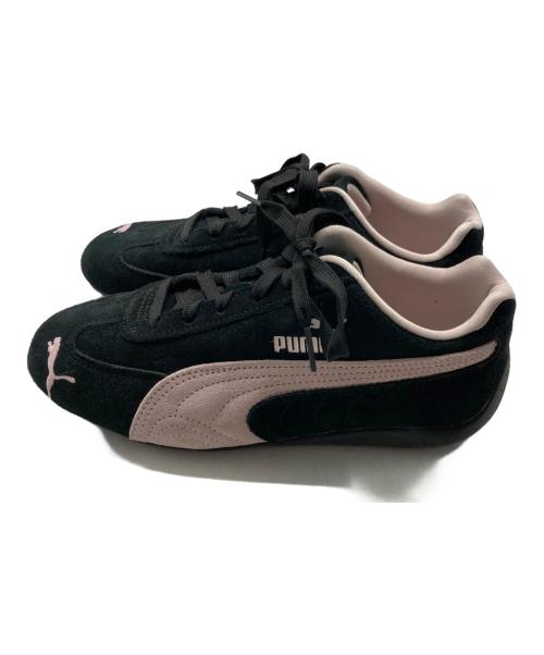 PUMA（プーマ）PUMA (プーマ) SPEEDCAT OG ブラック×ピンク サイズ:23の古着・服飾アイテム