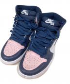 NIKEナイキ）の古着「Air Jordan 1 Retro High OG」｜ネイビー×ピンク