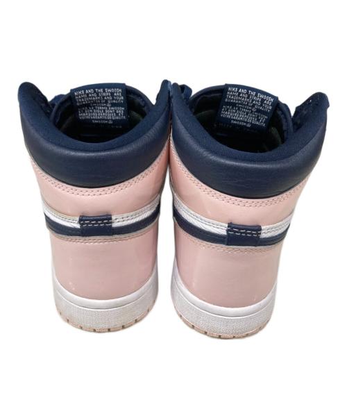 NIKE（ナイキ）NIKE (ナイキ) Air Jordan 1 Retro High OG ネイビー×ピンク サイズ:23の古着・服飾アイテム