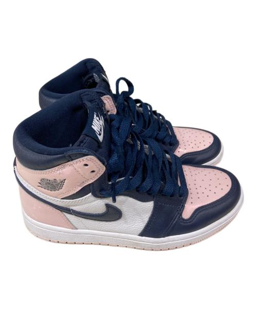 NIKE（ナイキ）NIKE (ナイキ) Air Jordan 1 Retro High OG ネイビー×ピンク サイズ:23の古着・服飾アイテム