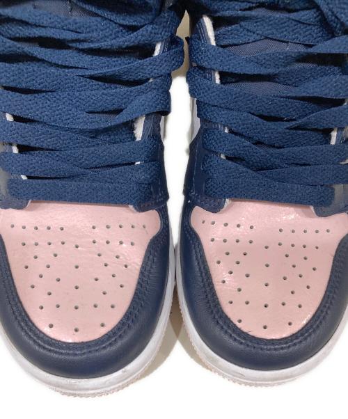 NIKE（ナイキ）NIKE (ナイキ) Air Jordan 1 Retro High OG ネイビー×ピンク サイズ:23の古着・服飾アイテム