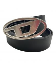 DIESEL（ディーゼル）の古着「レザーベルト」｜ブラック