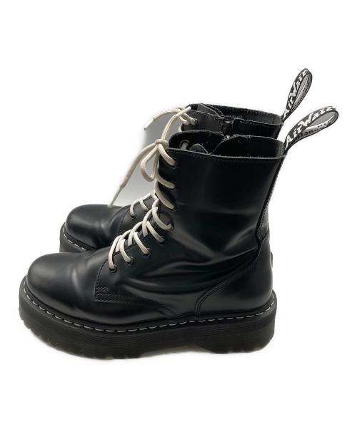 Dr.Martens（ドクターマーチン）Dr.Martens (ドクターマーチン) JADON ホワイトステッチ 8 ホール ブーツ ブラック サイズ:UK8の古着・服飾アイテム