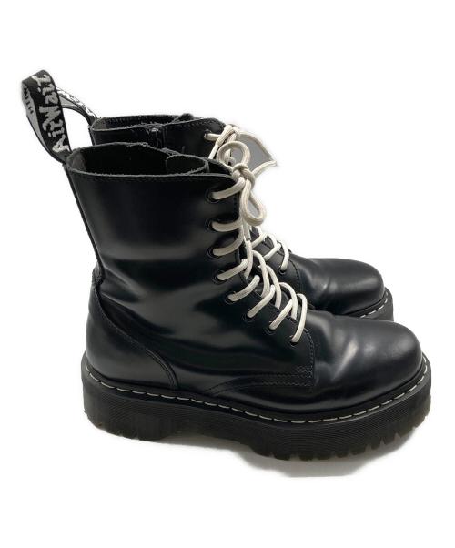 Dr.Martens（ドクターマーチン）Dr.Martens (ドクターマーチン) JADON ホワイトステッチ 8 ホール ブーツ ブラック サイズ:UK8の古着・服飾アイテム