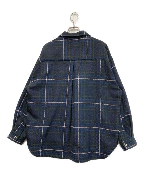 STUDIOUS（ステュディオス）STUDIOUS (ステュディオス) チェック柄ジップアップジャケット ブラック サイズ:SIZE1の古着・服飾アイテム