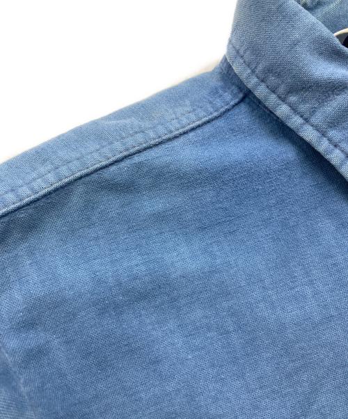 FIVE BROTHER（ファイブブラザー）FIVE BROTHER (ファイブブラザー) シャモアクロスシャツ ブルー サイズ:Mの古着・服飾アイテム