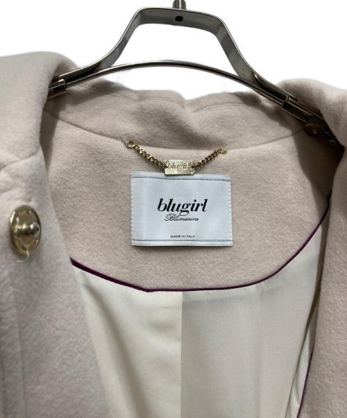 BLUGIRL（ブルーガール）BLUGIRL (ブルーガール) ウールコート ピンク サイズ:42の古着・服飾アイテム