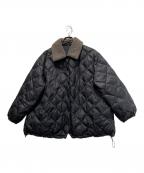 TAION×UNFILOタイオン×アンフィーロ）の古着「襟ボアダウンジャケット」｜ブラック