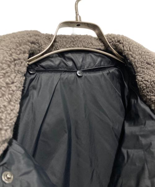 TAION（タイオン）TAION (タイオン) UNFILO (アンフィーロ) 襟ボアダウンジャケット ブラック サイズ:Sの古着・服飾アイテム