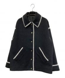 rosy monster（ロージーモンスター）の古着「ハマグリコート」｜ブラック