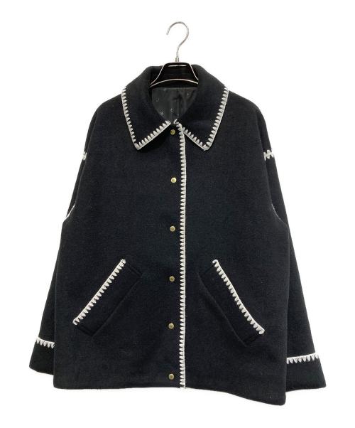 rosy monster（ロージーモンスター）rosy monster (ロージーモンスター) ハマグリコート ブラック サイズ:FREEの古着・服飾アイテム