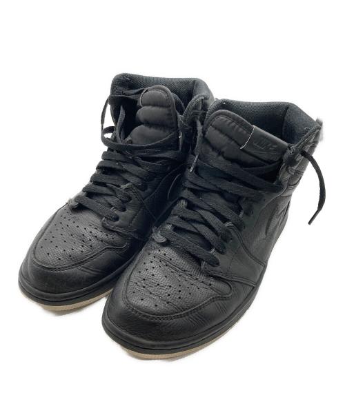 NIKE（ナイキ）NIKE (ナイキ) AIR JORDAN 1 RETRO HIGH OG ブラック サイズ:26.5の古着・服飾アイテム