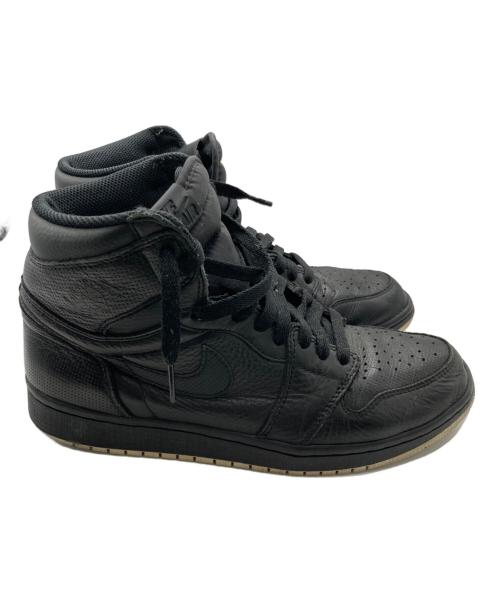 NIKE（ナイキ）NIKE (ナイキ) AIR JORDAN 1 RETRO HIGH OG ブラック サイズ:26.5の古着・服飾アイテム