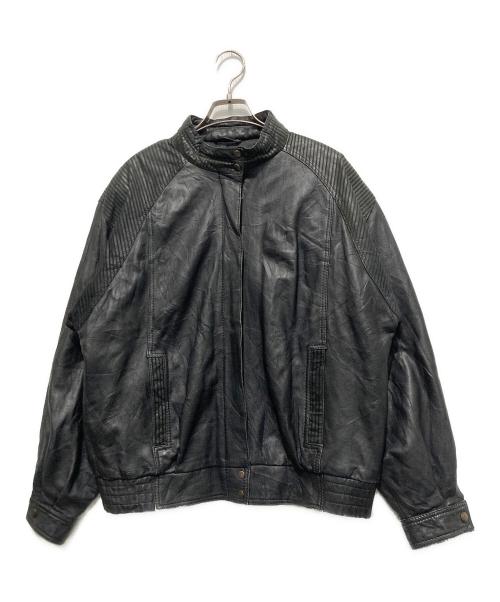 Victor（ビクター）victor (ビクター) レザージャケット ブラック サイズ:40の古着・服飾アイテム
