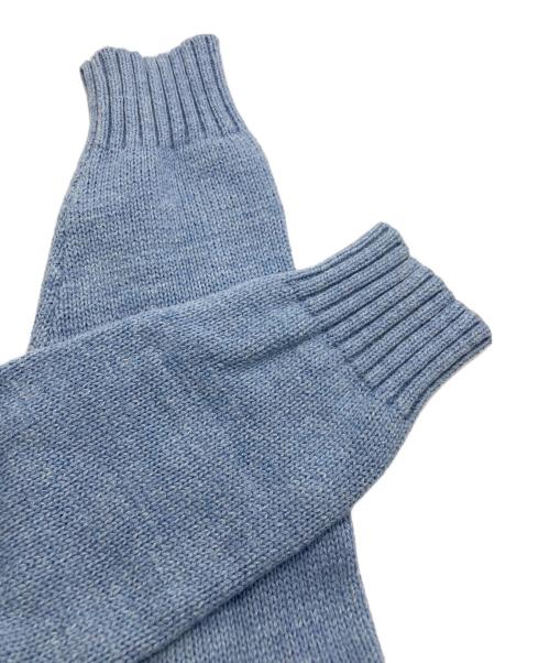 POLO RALPH LAUREN（ポロ・ラルフローレン）POLO RALPH LAUREN (ポロ・ラルフローレン) ベアクルーネックセーター スカイブルー サイズ:Sの古着・服飾アイテム