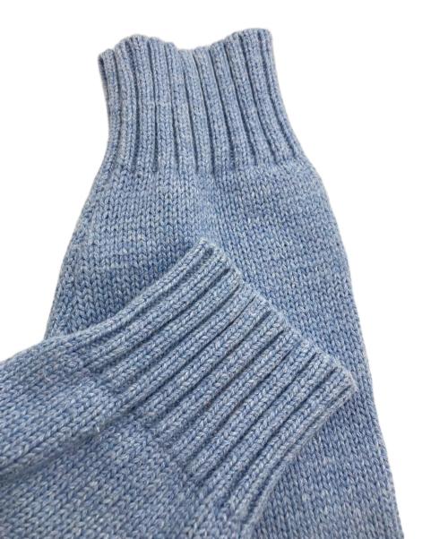 POLO RALPH LAUREN（ポロ・ラルフローレン）POLO RALPH LAUREN (ポロ・ラルフローレン) ベアクルーネックセーター スカイブルー サイズ:Sの古着・服飾アイテム