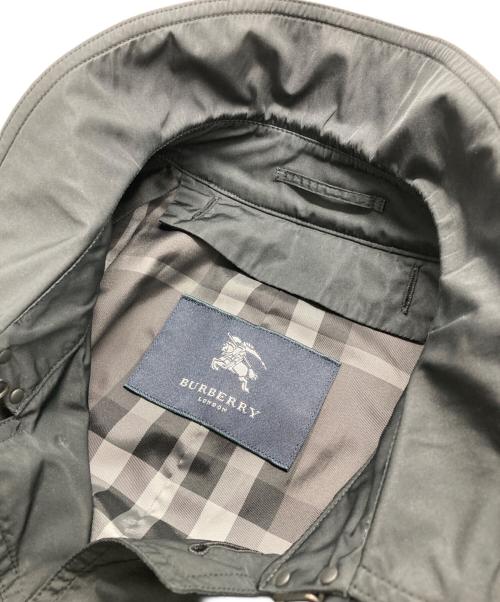 BURBERRY LONDON（バーバリーロンドン）BURBERRY LONDON (バーバリーロンドン) トレンチコート ブラック サイズ:LLの古着・服飾アイテム