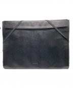 JIL SANDERジルサンダー）の古着「クラッチバッグ」｜ブラック