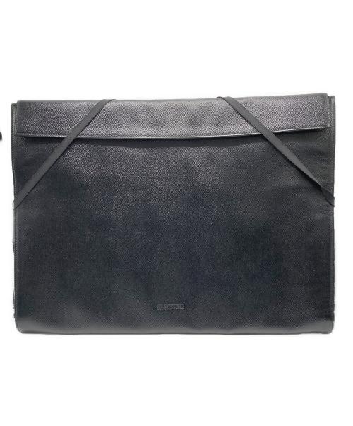 JIL SANDER（ジルサンダー）JIL SANDER (ジルサンダー) クラッチバッグ ブラックの古着・服飾アイテム