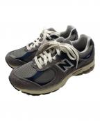 NEW BALANCEニューバランス）の古着「M2002REL」｜ライトグレー×ネイビー
